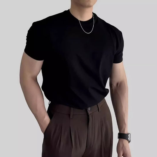 The Harrington Tee – Tailored Comfort, Effortless Elegance