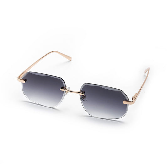 Metal Diamond Cut  Sunglasses